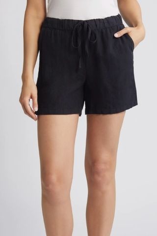 Linen Drawstring Shorts