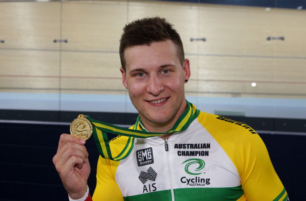 Patrick Constable (SA) with his sprint gold medal