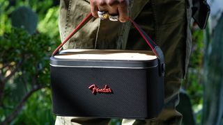 The Fender RIFF is Bluetooth speaker that doubles as a guitar amp