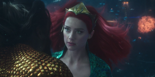 Amber Heard as Mera in Aquaman's final battle