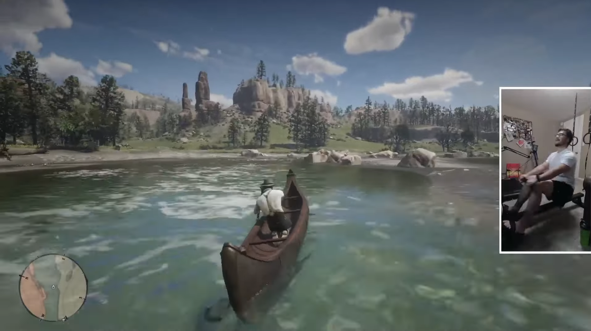 This super cool Red Dead Redemption 2 rowing machine mod might be the ...