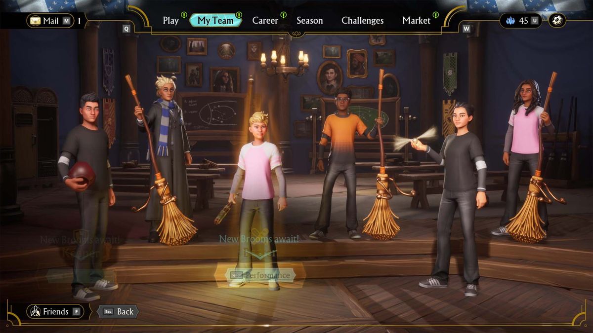 Harry Potter: Quidditch Champions &mdash; My Team.