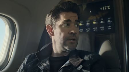 Jack Ryan (John Krasinski) looks over in Tom Clancy's Jack Ryan: Ghost War.