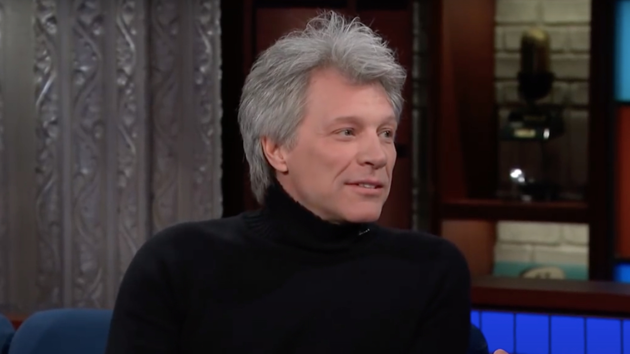 Jon Bon Jovi at The Late Show with Stephen Colbert