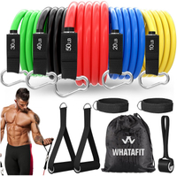 WHATAFIT Resistance Band Set: was $39.66, now $19.98 at Amazon
