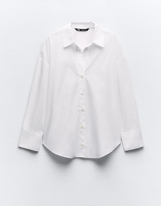 ZARA, Basic Poplin Shirt