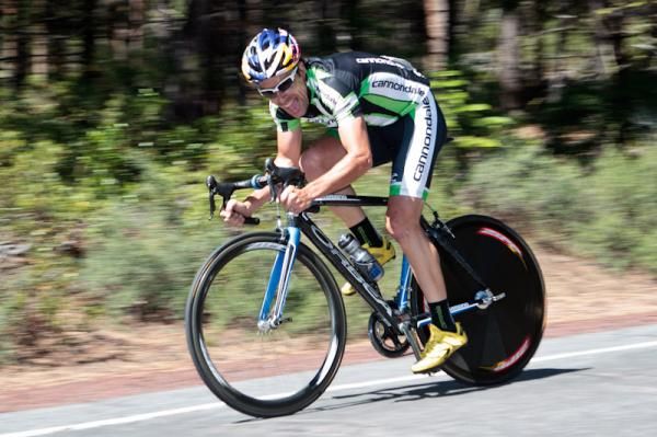 Tim Johnson (TJ's summer job) putting in the miles to get ready for cross season.