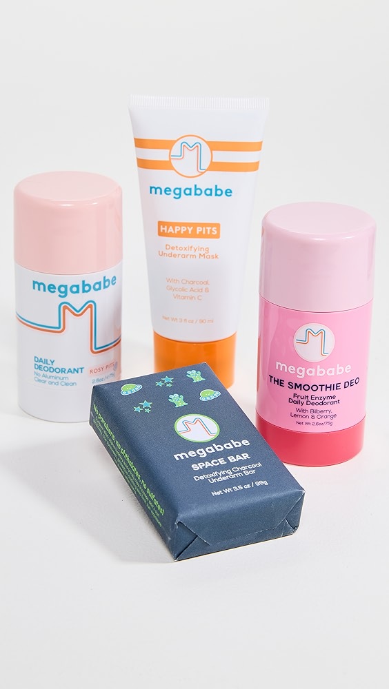 Megababe Clean Pit Routine Detoxifying Underarm Kit