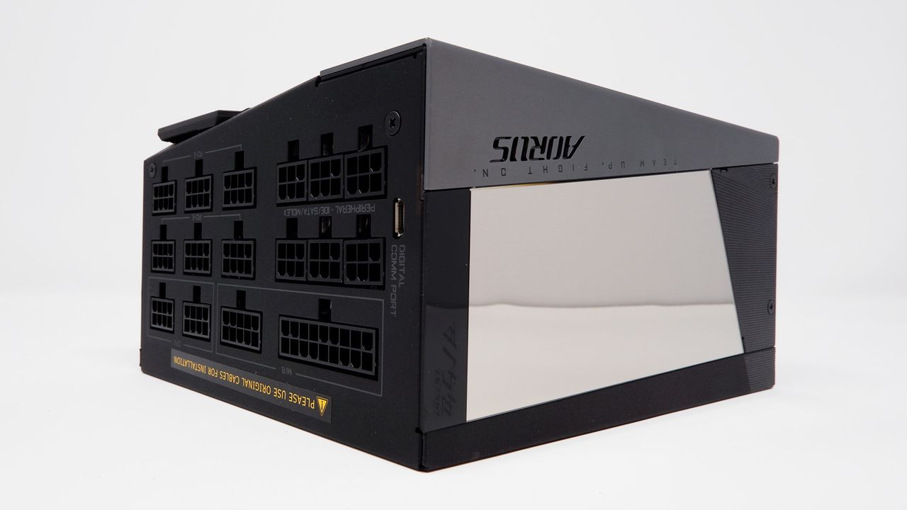 Gigabyte Aorus P1200W from various angles