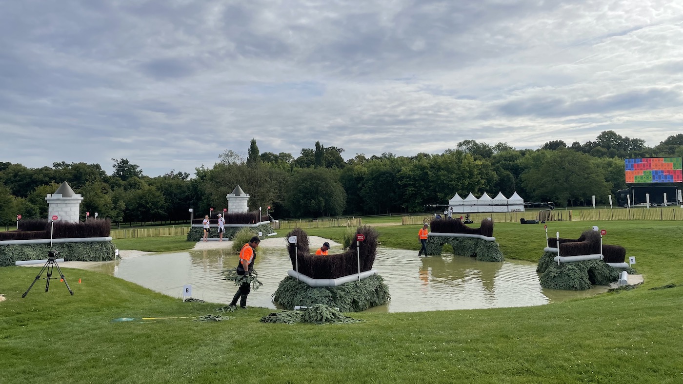 SEcond water fence at Paris Olympics cross-country