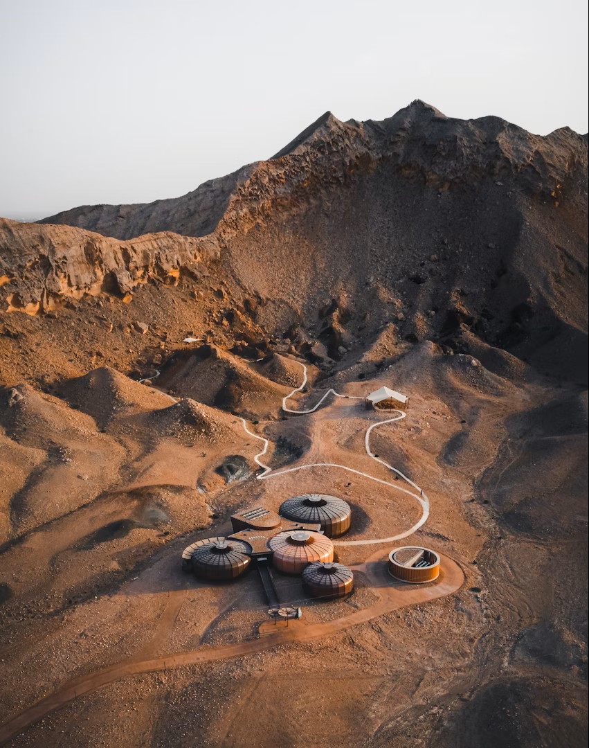 Buhais Geology Park Interpretive Centre by Hopkins Architects, UAE