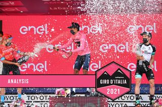 The final 2021 Giro d'Italia podium