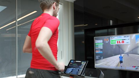 technogym zwift treadmill