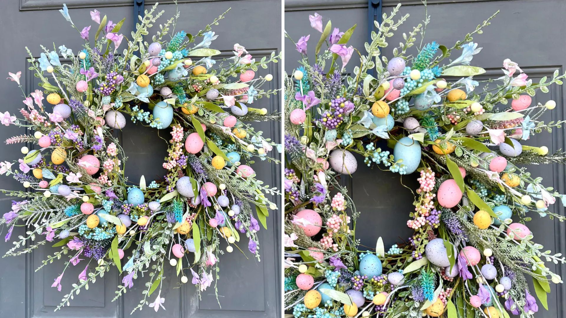 artificial flower wreath