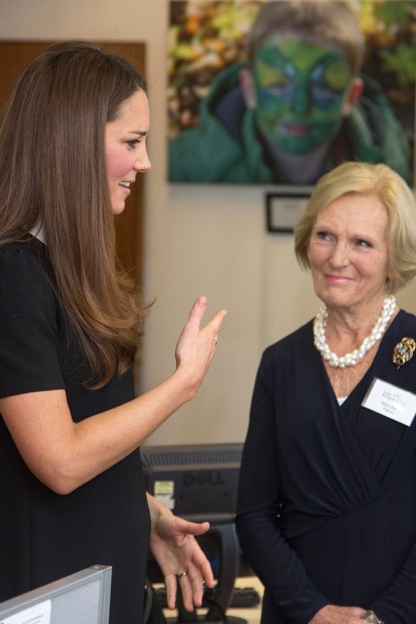 Kate Middleton and Mary Berry