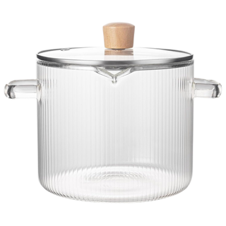 Le'raze Glass Ribbed Cooking Pot from Target