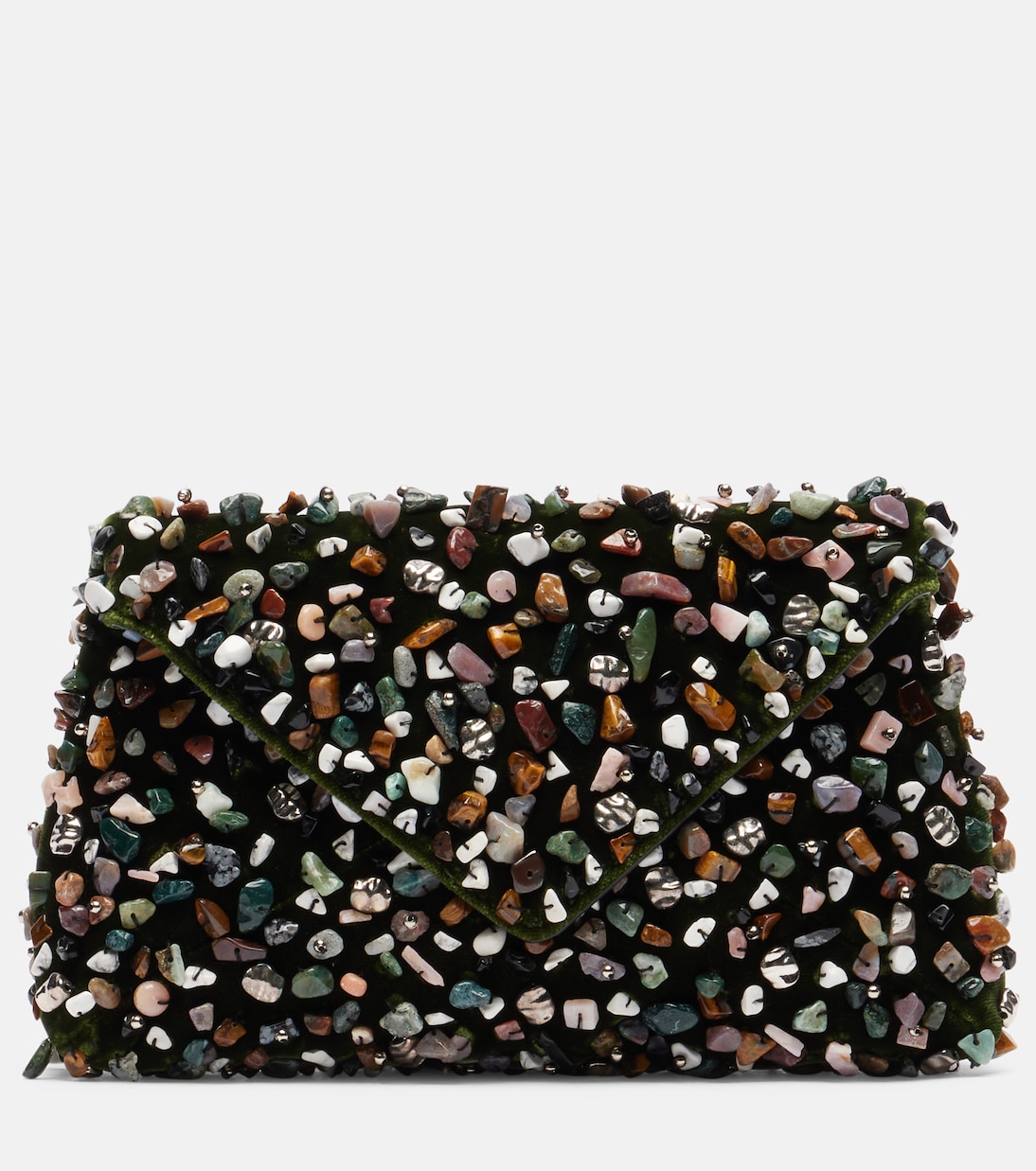 Envelope Embellished Clutch
