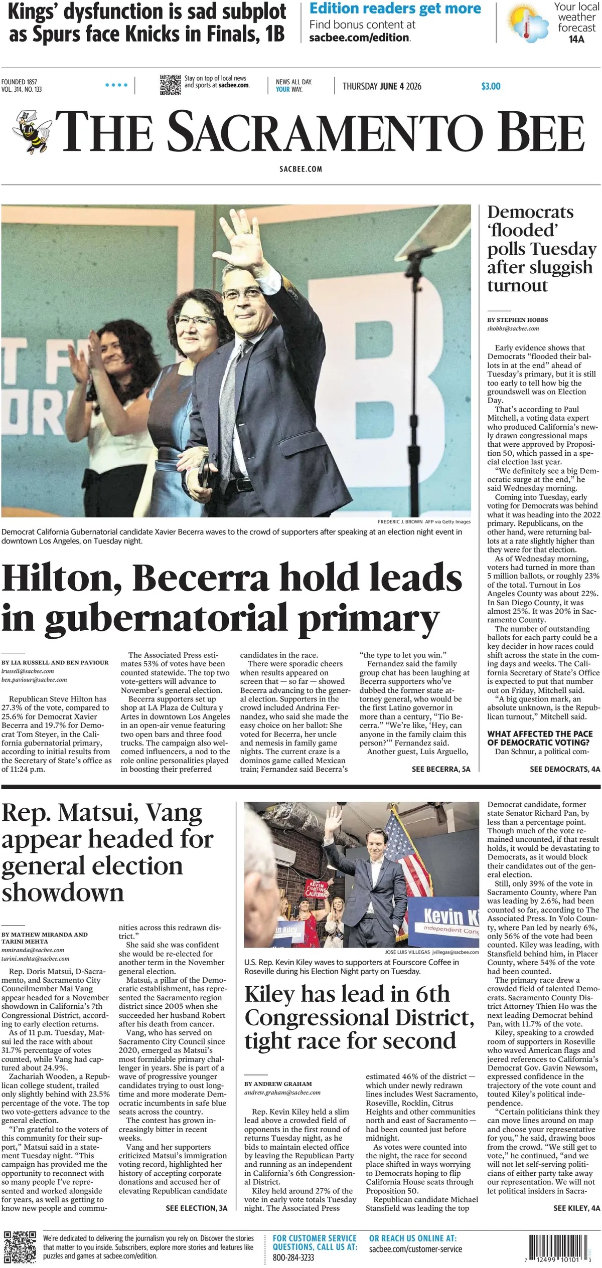 The Sacramento Bee