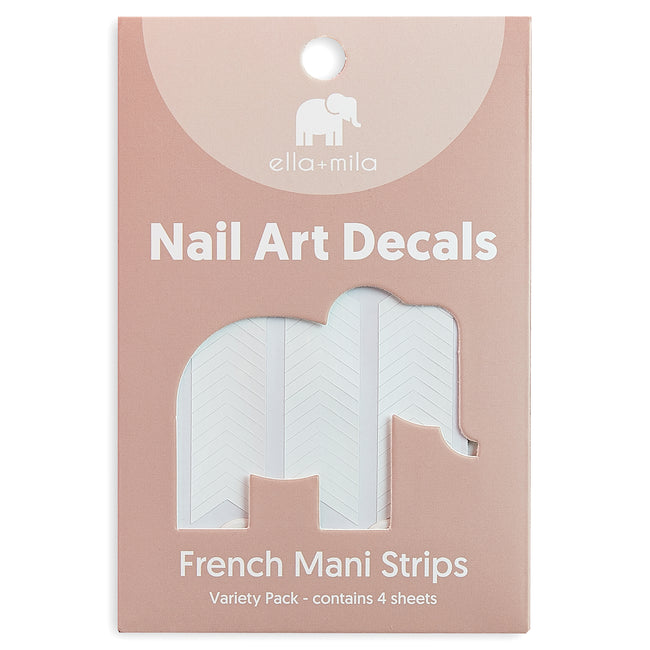 Ella+mila - Nail Art Decal - French Mani Strips