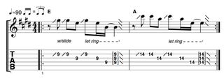 Joe Perry-style Slide Lick