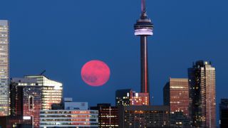 Watch a glorious ‘Strawberry Supermoon’ burst into the sky on June 14