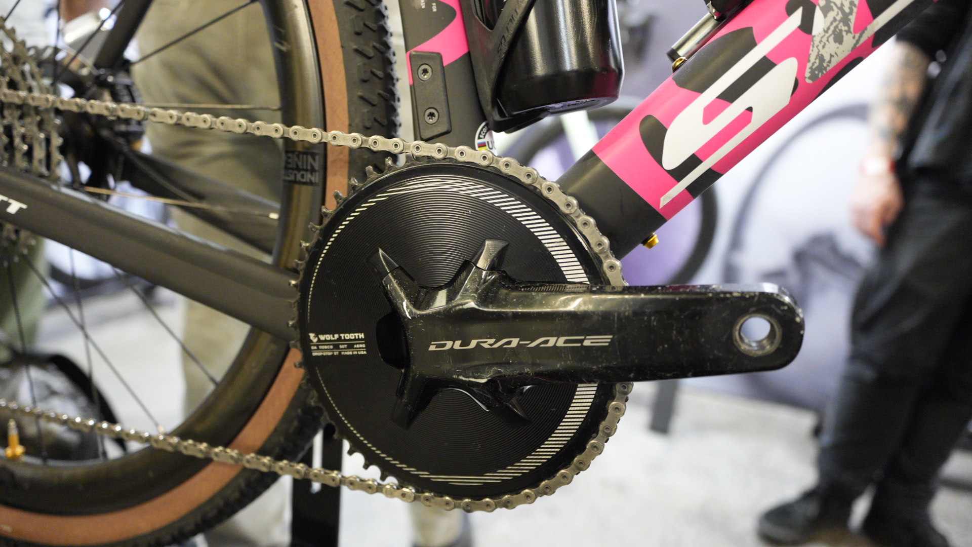 close up details of expensive bikes