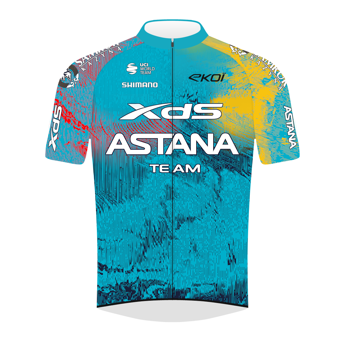 XDS Astana jersey graphic