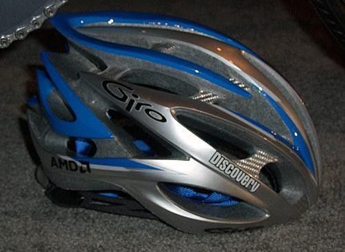 Giro provides Discovery with their lid of choice