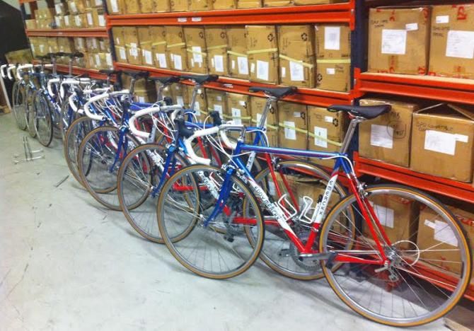 The Condor Caloi frames ready to go
