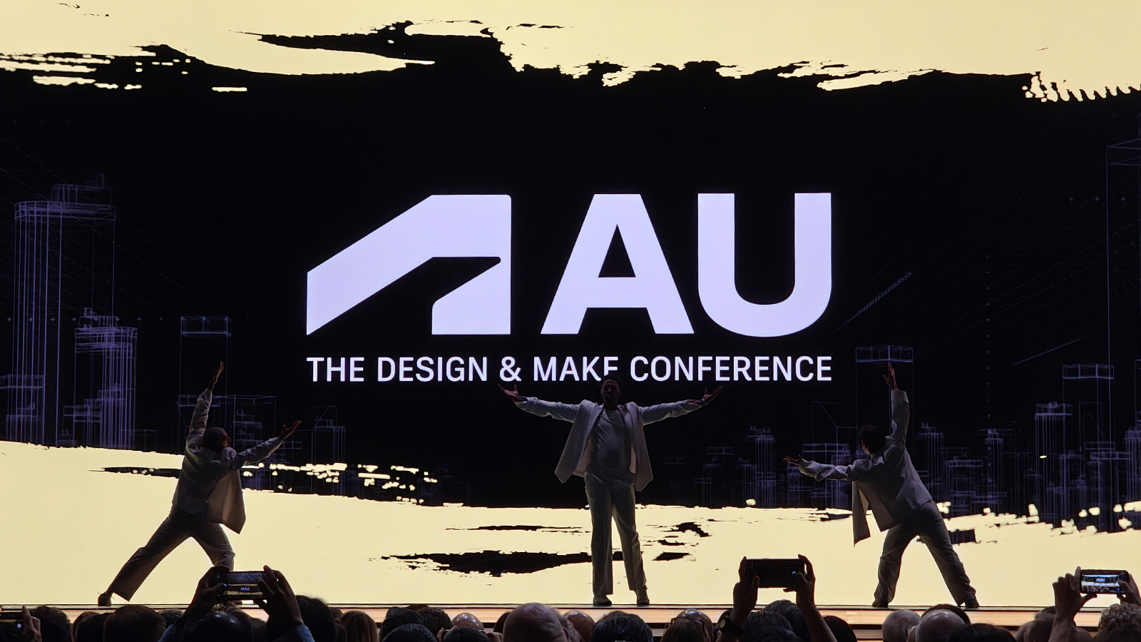 Photos of a tech conference