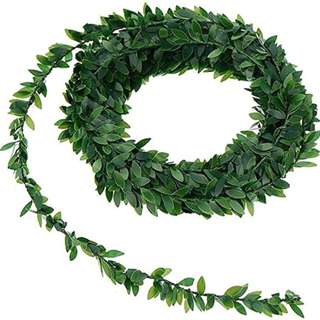 Green foliage garland