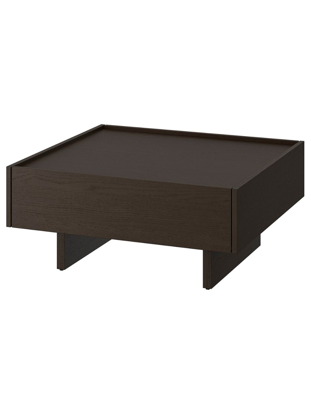 IKEA, TRANERED Coffee Table - Dark Brown 90x90 Cm