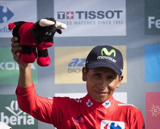 Nairo Quintana (Movistar) moved into the Vuelta a Espana lead on stage 8