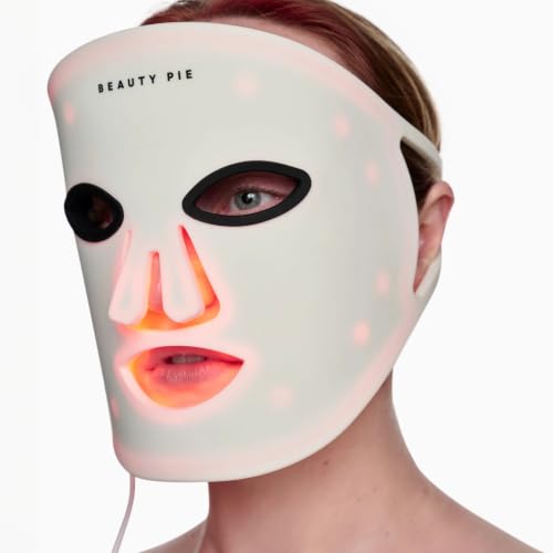Beauty Pie C-Wave Light Facial Led Mask &amp;ndash; Dual Red + Near-Infrared 630/830 Nm Phototherapy Device for Wrinkles, Firming &amp;amp; Even Skin Tone