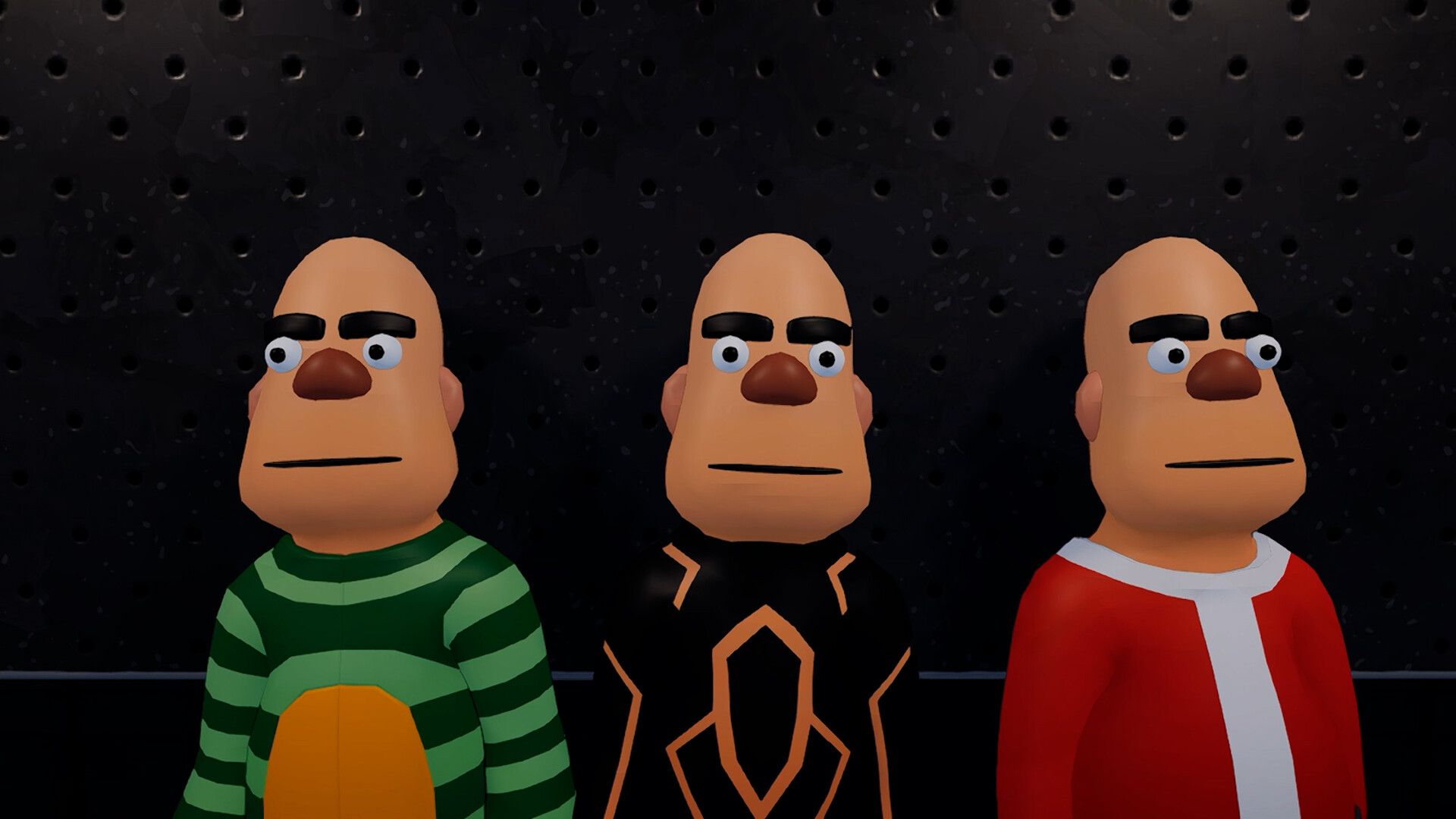 Three suspicious looking guys