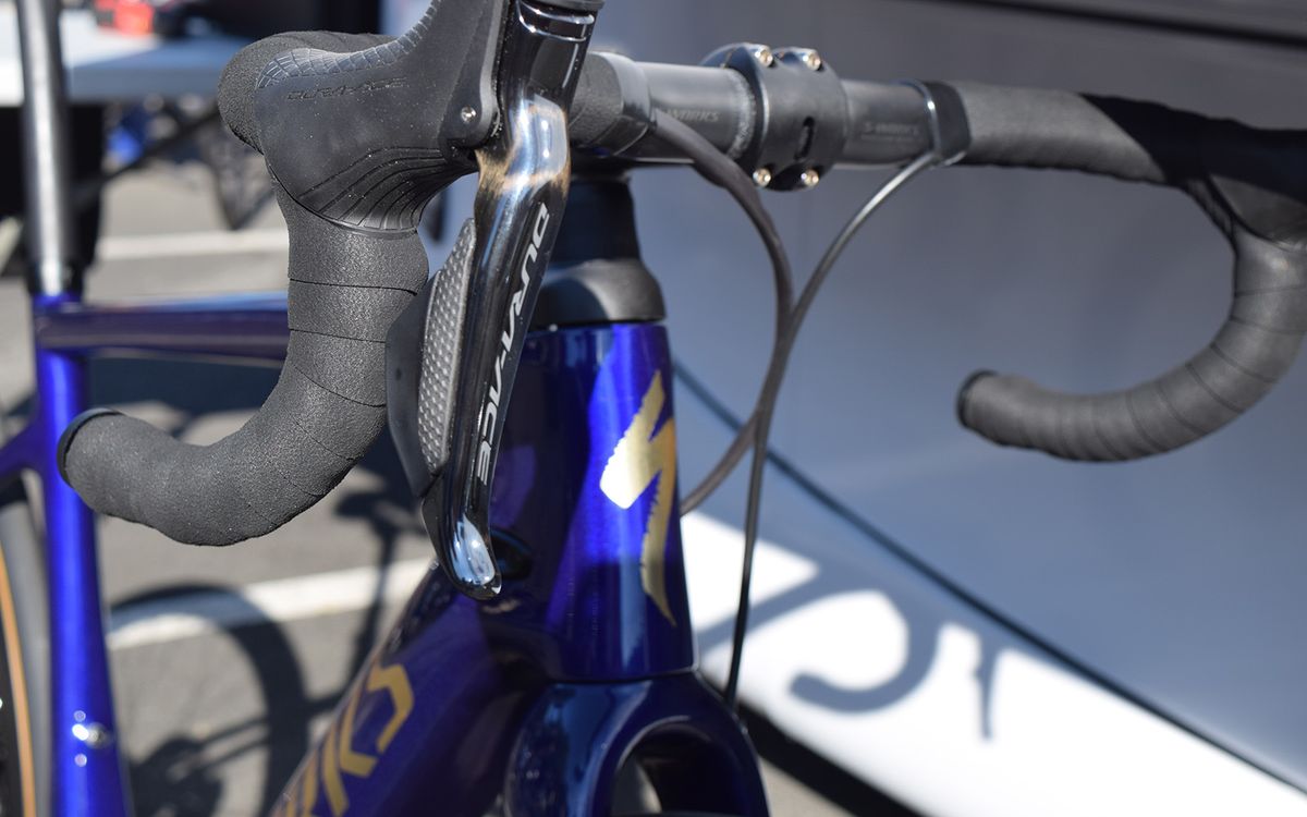 The Founder's Edition bike is equipped with Shimano Dura-Ace components