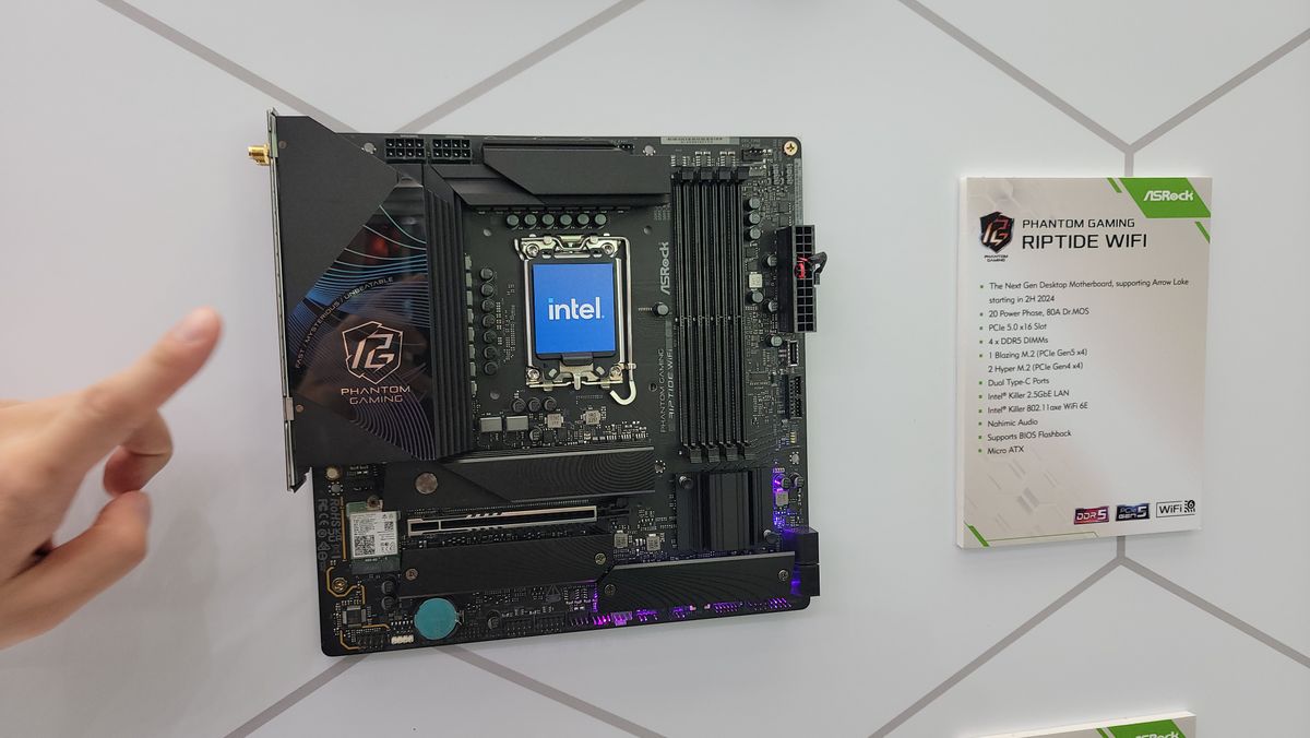 ASRock Arrow Lake-S Motherboards from Computex 2024