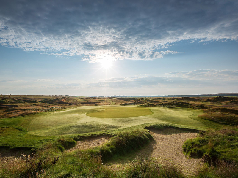 The quirky par-4 13th at North Berwick is a linksland gem