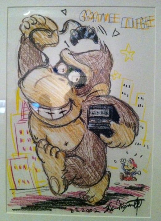 A selection of Shigeru Miyamoto's artwork.