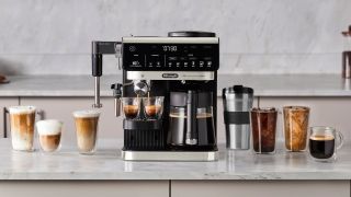De'Longhi shrinks its all-in-one coffee maker, while extending its menu with cold-foam recipes