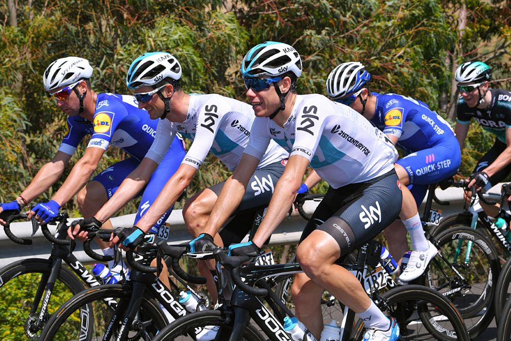 Team Sky stage 5 at the Giro d'Italia