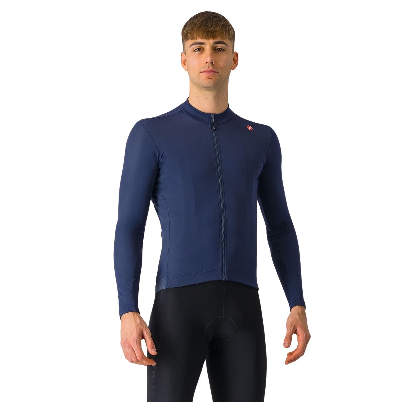 Espresso Thermal Long Sleeve Cycling Jersey - Xs / Belgian Blue
