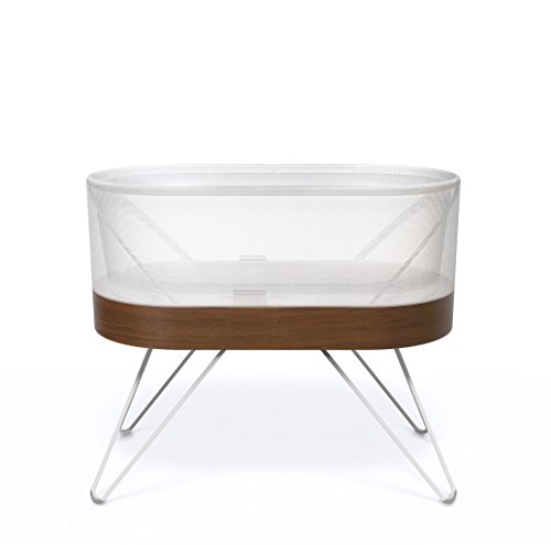Snoo Smart Sleeper Baby Bassinet - Bedside Crib With Automatic Rocking Motions and Soothing White Noise - Ideal for Newborn Babies to 6 Months - Natural Sleep Training