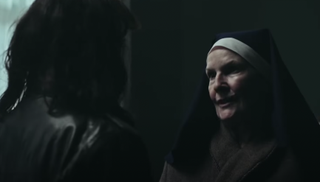 Frances Tomelty is Sister Eileen in The Woman in The Wall
