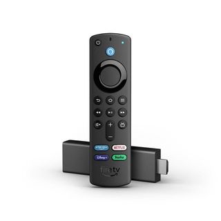 A product image of an Amazon Fire Stick remote