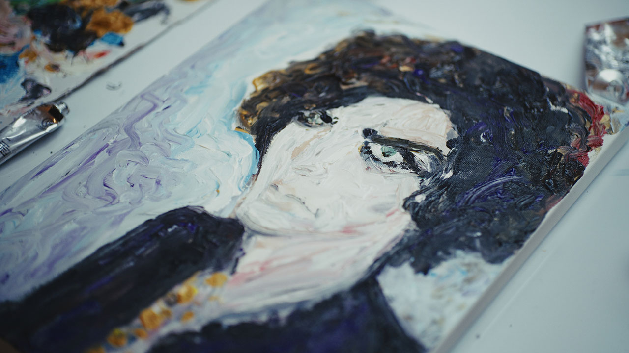 Noel Fielding&#039;s Syd Barrett painting