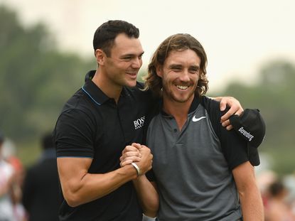 Martin Kaymer and Tommy Fleetwood play in Qatar