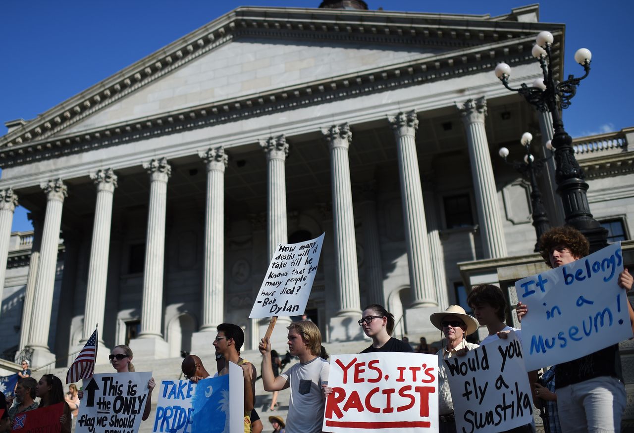 Confederate flag rally