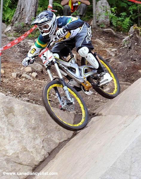 Michael Hannah (GT Bicycles) just missed out on the podium with his sixth place.