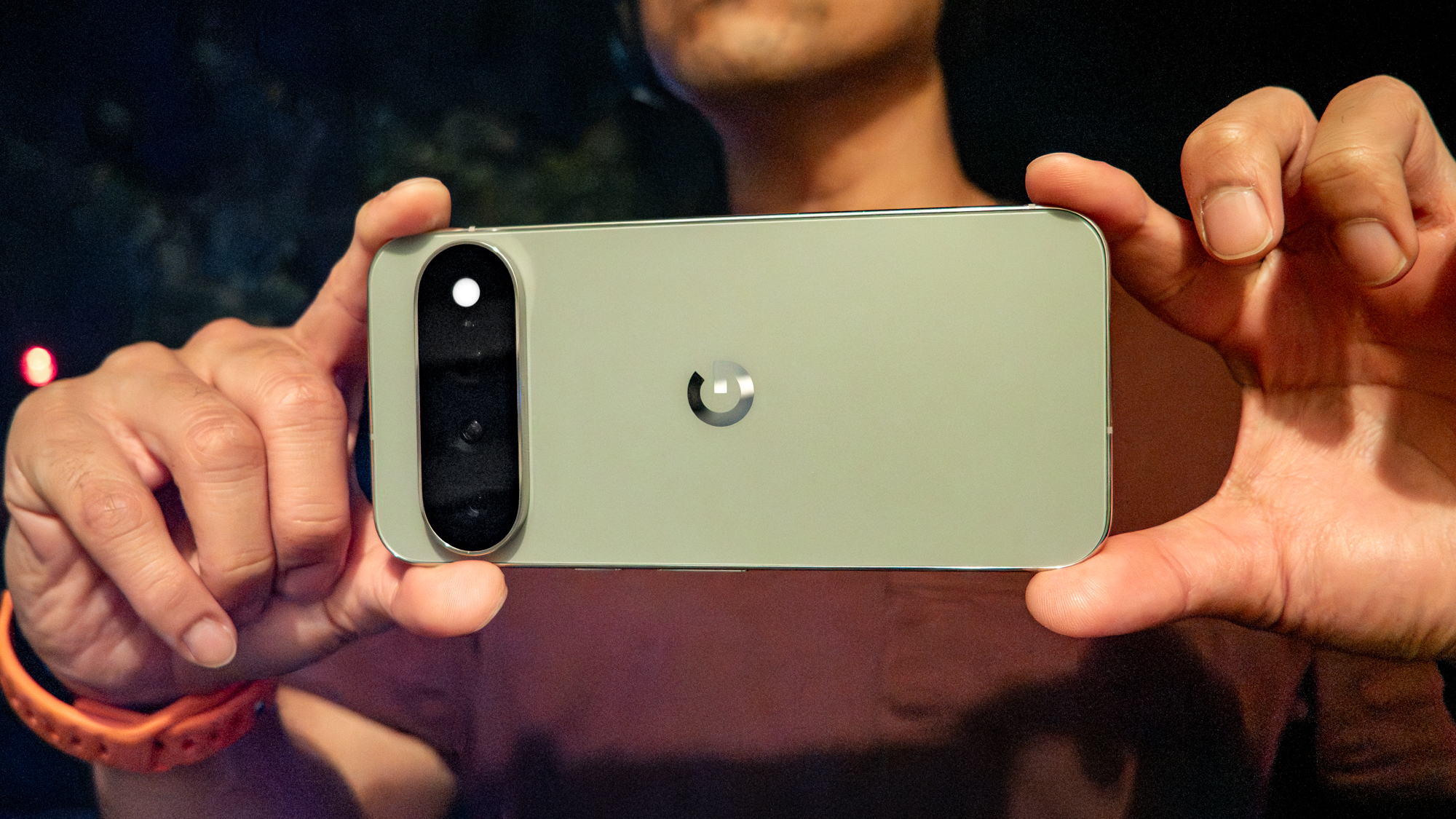 Pixel 11 Pro XL held in the hand.
